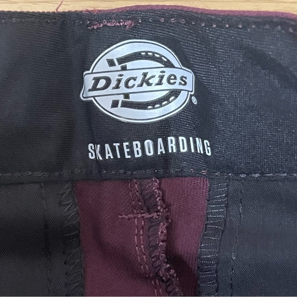Dickies Men's Chinos in Deep Burgundy - Picture 10 of 10